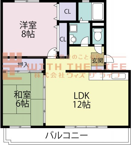 アンフィニール合川【キャッシュバック対象物件】の間取り