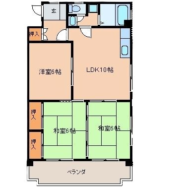 WEC久留米【キャッシュバック対象物件】の間取り|※現状優先