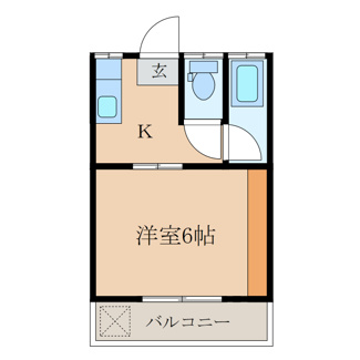 【間取り】 | コーポマコ・ハイムマコ | コーポマコ