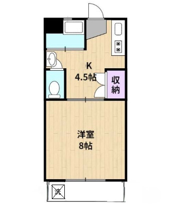 篠山ハイツ【キャッシュバック対象】の間取り