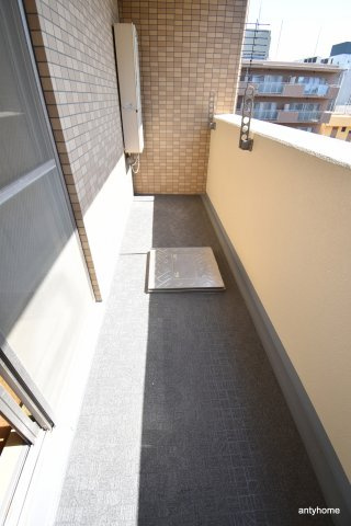シャンティ千歳　仲介手数料無料のバルコニー