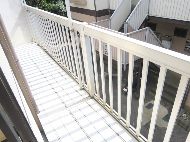 サンハイツⅡのバルコニー