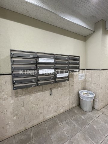 フラットワン天神橋のロビー|落ち着いたロビーです