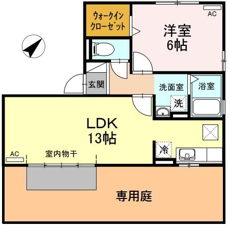 グランシャリオ北斗七星の間取り