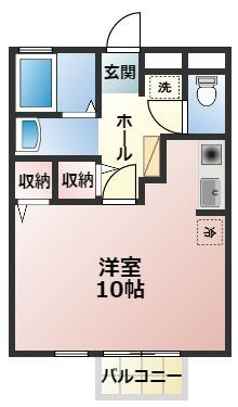 アメニティースペースの間取り|現況優先 左右反転あり