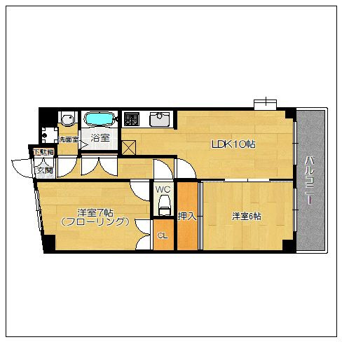 【間取り】 | セルシオ住吉 | 別部屋参照
