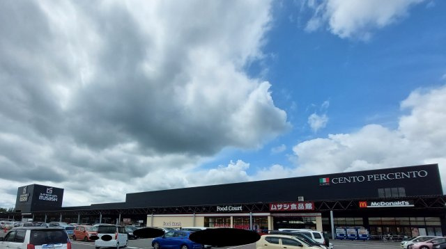 【成約済み】中央区弁天橋通2丁目　区画No.1の周辺|スーパーセンタームサシ新潟店　車で約8分（約2,500m)
※道路の混み具合により時間は前後します。

食品館もあるので食材の調達にも便利ですね。