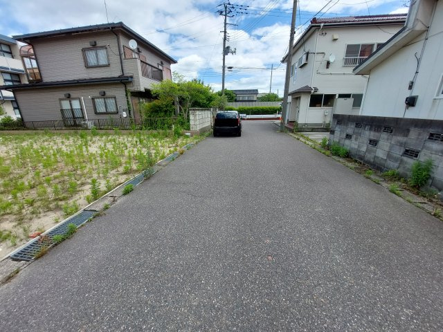 【成約済み】中央区弁天橋通2丁目　区画No.1の外観|道路幅員6.0m　すれ違い通行もできますね。