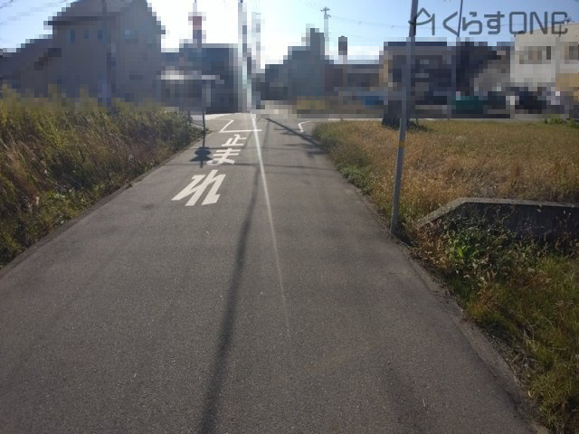 【前面道路含む現地写真】 | 姫路市網干区浜田／4区画 | 分譲地全体写真です。