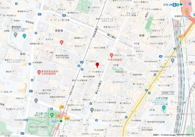 土田シャツビルの地図