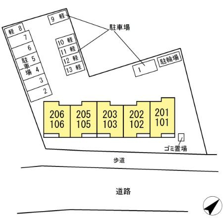 ヴァンベールの区画図