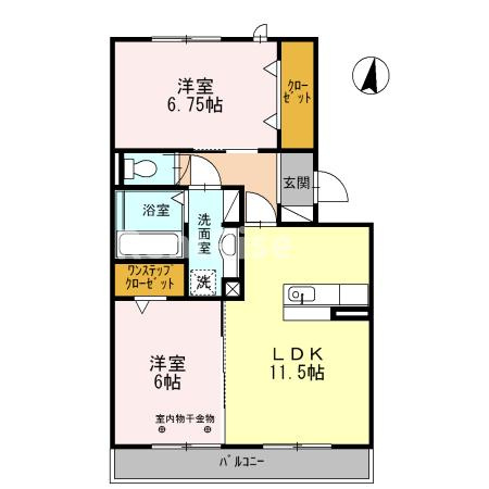 サンライズ末広の間取り