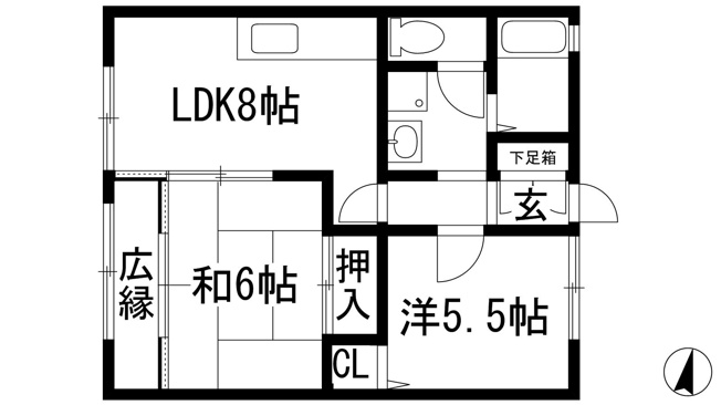 【間取り】 | メゾン弥栄