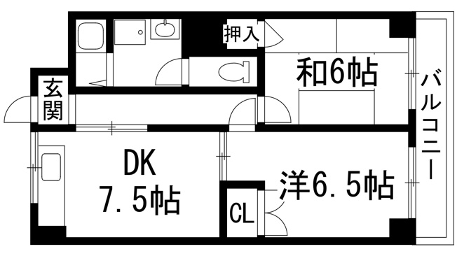 【間取り】 | メゾン三宅２