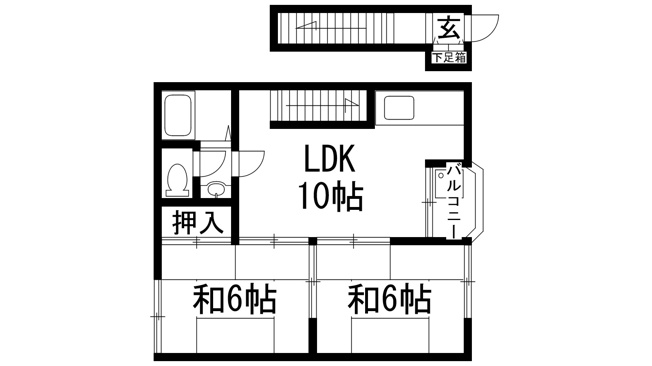 【間取り】 | ハイツ末成