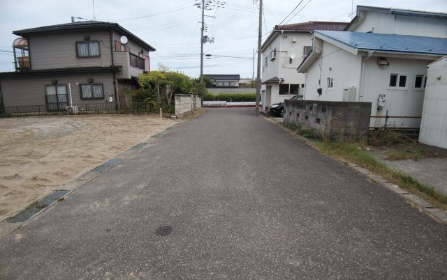 【成約済み】中央区弁天橋通2丁目　区画No.2の前面道路含む現地写真