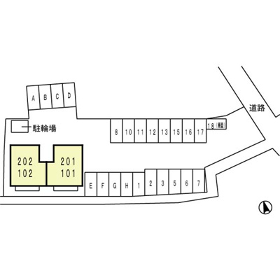 【区画図】 | カーサ ロッソ