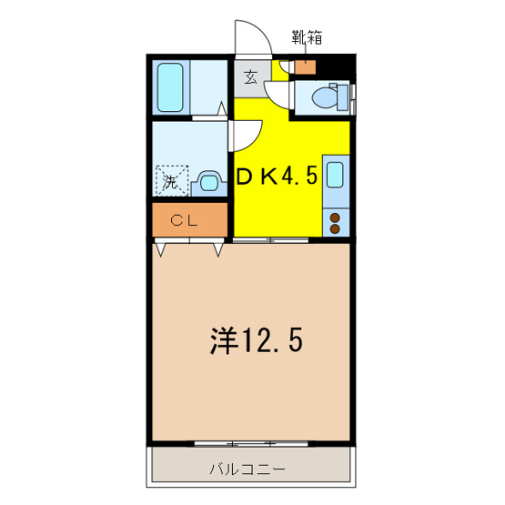 【間取り】 | ウィングヴィラ枝野C棟