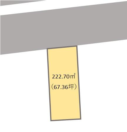 和歌山市嘉家作丁・土地・56750の区画図