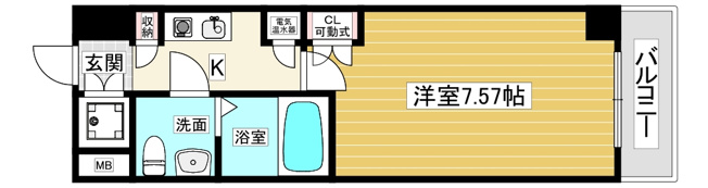 【間取り】 | ＡＶＩＯＮ　７Ｍ８