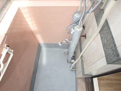 【バルコニー】 | エレメンツアクア | バルコニーに洗濯機置場あります