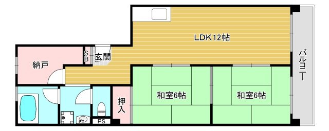 【間取り】 | 加島第１マンション