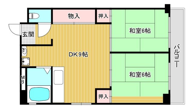 【間取り】 | 加島第３マンション