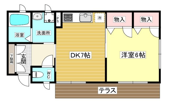 【間取り】 | グレース田代Ⅳ