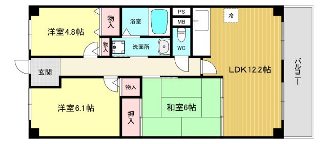 【間取り】 | グレンツェント甲東園
