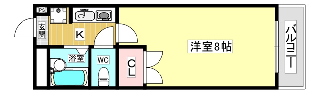 【間取り】 | サンハイツ甲陽園