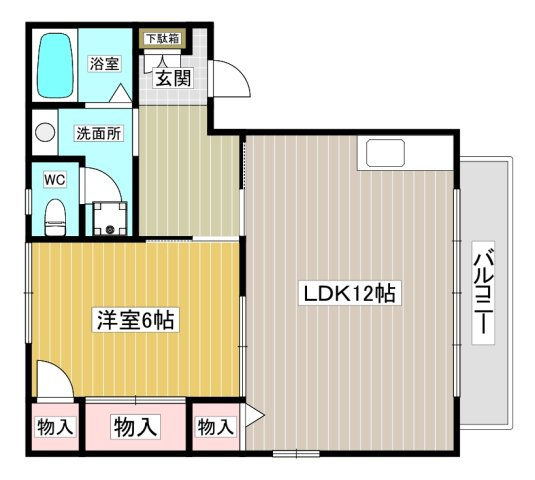 【間取り】 | シャレオ上大市　南棟