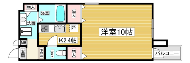 【間取り】 | ＳＴＯＮＥ　ＭＯＮＡＲ
