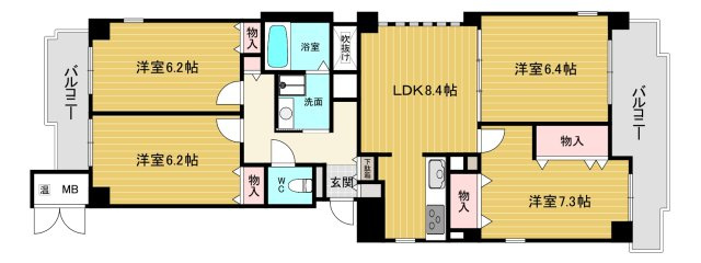 【間取り】 | ドムスカトレ