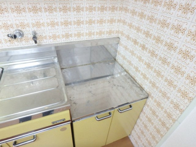 【キッチン】 | 西宮パールハイツ | ガスコンロ設置可能