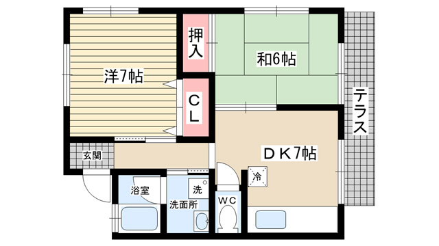 【間取り】 | ハイツ松本