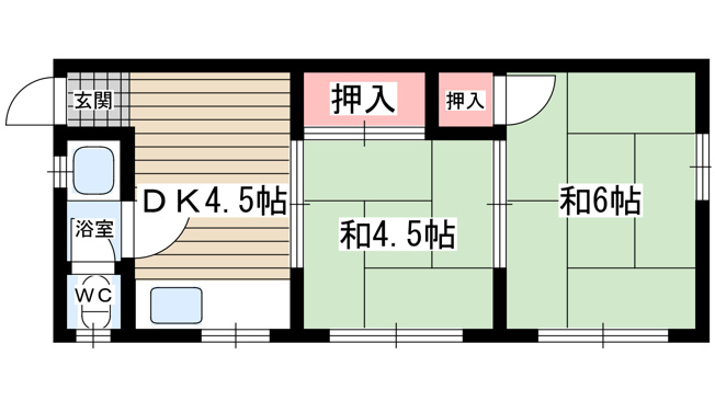 【間取り】 | ハラトク荘