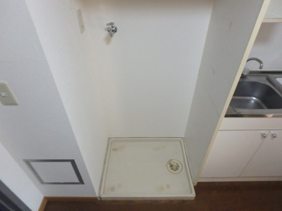 【その他】 | ピュア河原 | 防水パン付き室内洗濯機置場