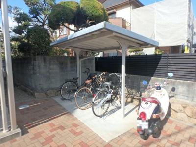 【その他共用部分】 | メゾン・クレールⅡ | 駐輪スペースです