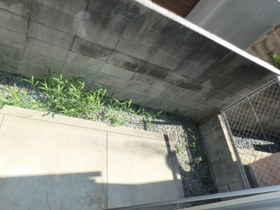 【バルコニー】 | 山本ハイツ | お洗濯が快適な専用庭