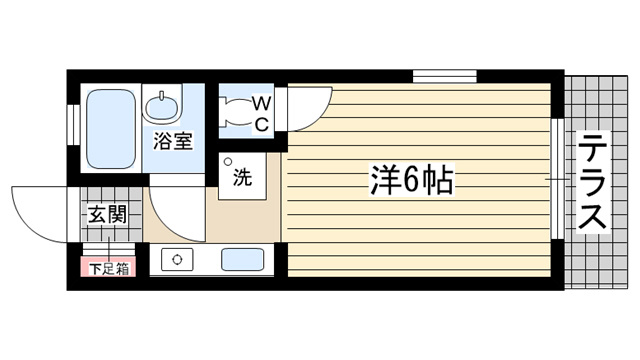 【間取り】 | ルシエール甲東園