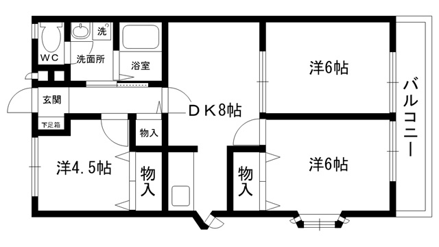 【間取り】 | レディー中屋