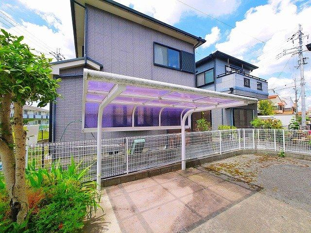 エクレール平城Cのその他共用部分|駐輪スペースです