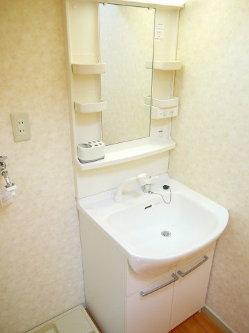 学園南ハイツの洗面所