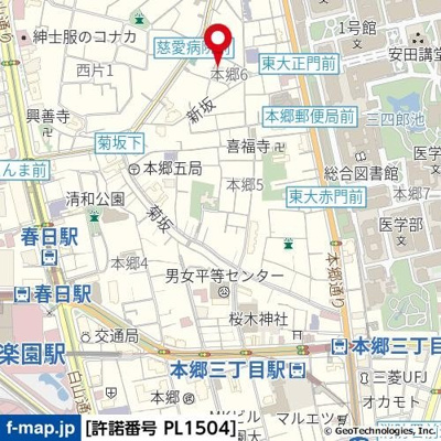 【地図】 | ＬＡＰｉＳ本郷