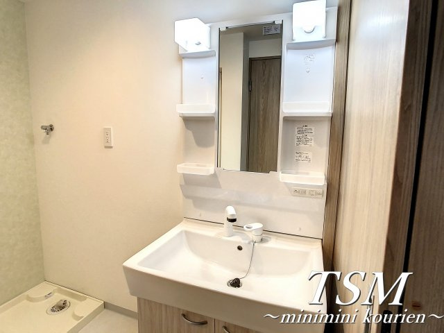 セラフィーメゾン郡元町の独立洗面台