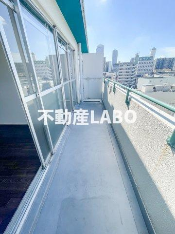 ハイツ鍛治のバルコニー