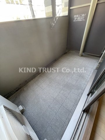 アクアプレイス梅田Ⅲのバルコニー|広々としたバルコニーです