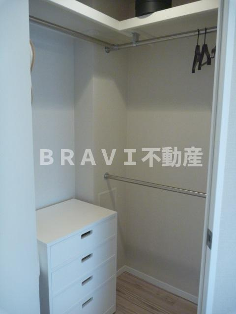 パークアクシス心斎橋　BRAVI不動産の収納|【パークアクシス心斎橋】こまごまとしたものを収納できそうですね