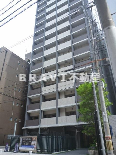 パークアクシス心斎橋　BRAVI不動産の外観|【パークアクシス心斎橋】外観もきれいです