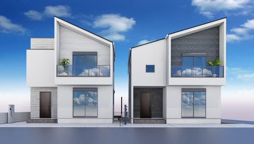 【横浜市瀬谷区三ツ境149-2新築戸建てA号棟】★仲介手数料無料★（三ツ境小学校・原中学校）の外観パース
